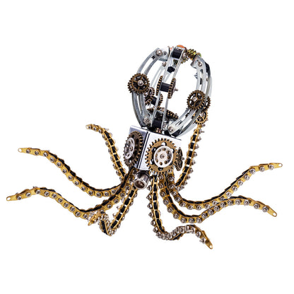 1060PCS Metal Assembly Kit Toy Mechanical Octopus