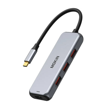 MOKiN 7 IN 1  USB-C to HDMI Adapter with 4K@60Hz