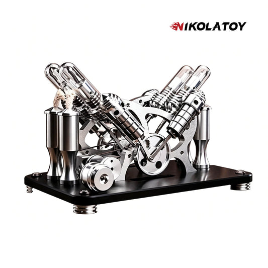 Stirling Engine V4 Model