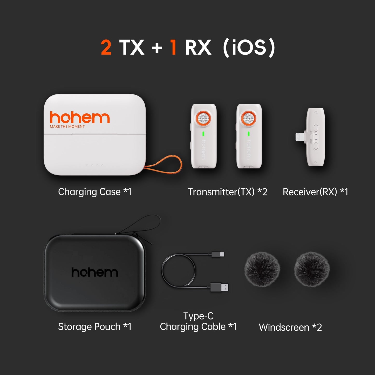 Hohem Lavalier Lapel Microphone