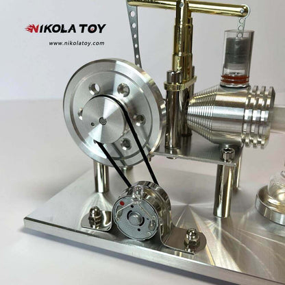 Alloy Stirling Engine+LED Lights