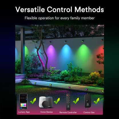 Lumary Smart Outdoor Spot Lights 56ft Gen 2 (6Pack)