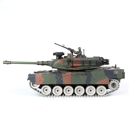 RC Tank US M1A2 ZY 817 PRO 1:18 RC Car Metal Track Metal Road Wheels Electric Battle RC Tank Toy