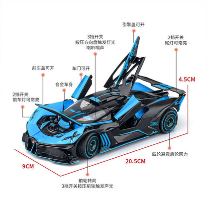 Alloy 1/24 Bugatti Bolide Model Car