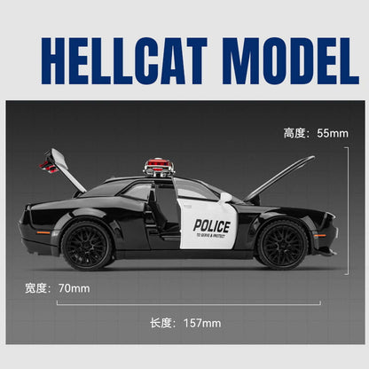 Alloy 1/32 Dodge Hellcat SRT Model Car