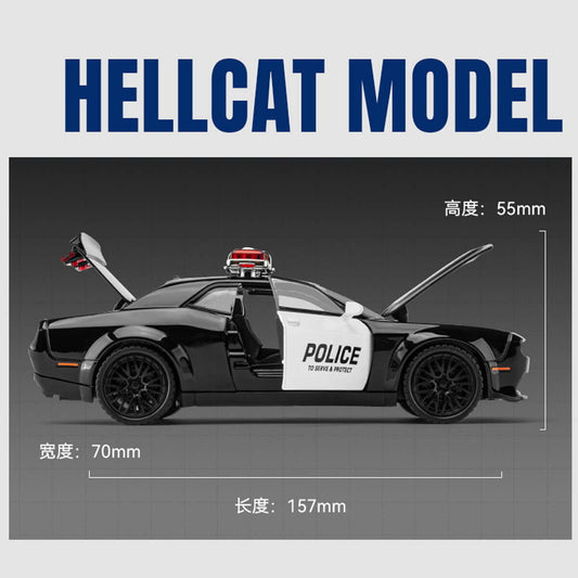 Alloy 1/32 Dodge Hellcat SRT Model Car