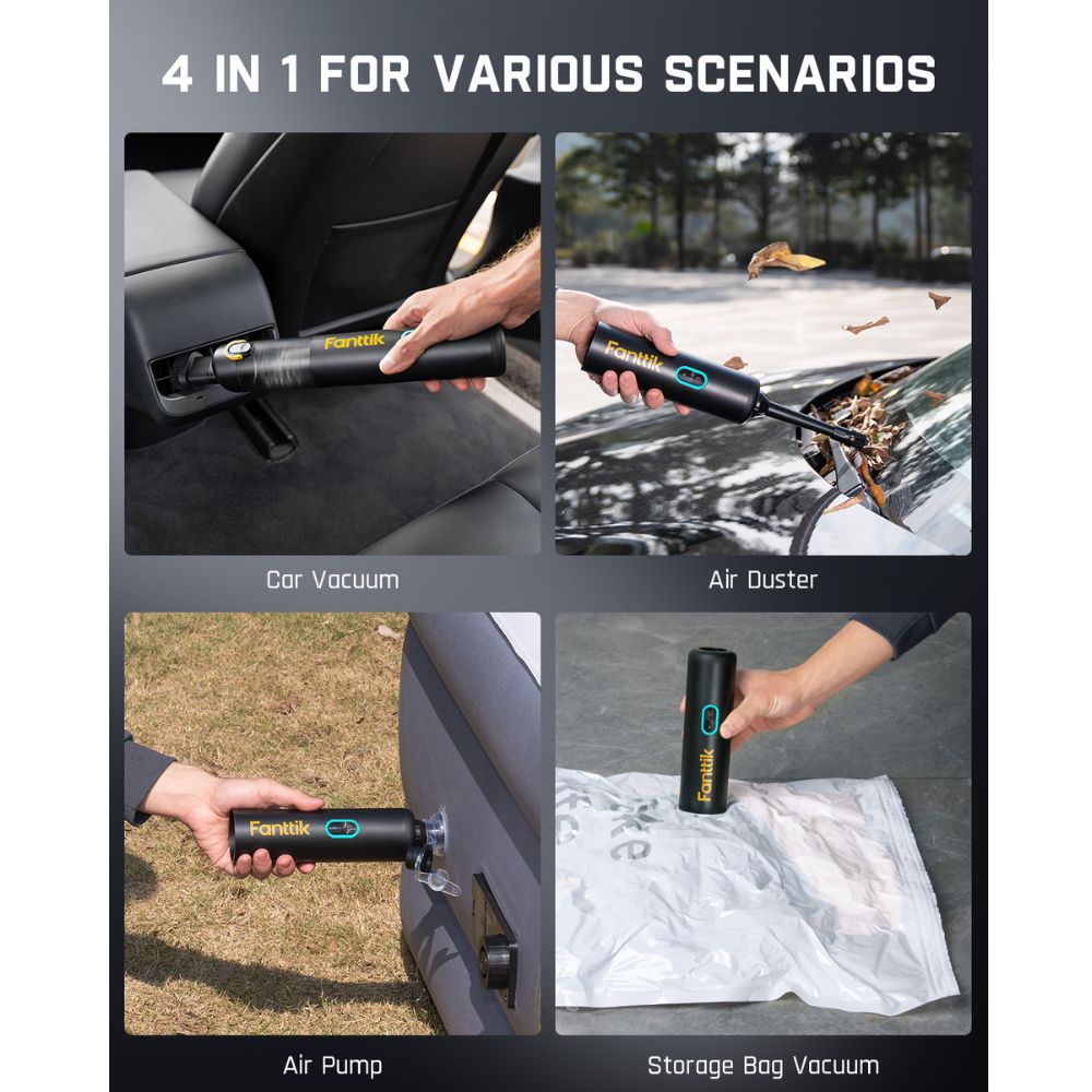 Fanttik V8 APEX Car Vacuum and S1 Pro Cordless Electric Screwdriver