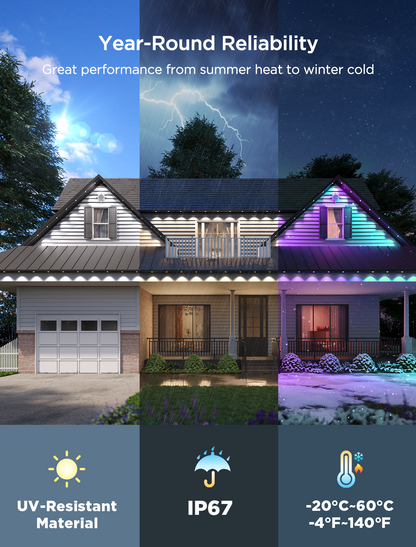 Refurbished Govee Permanent Outdoor Lights 2
