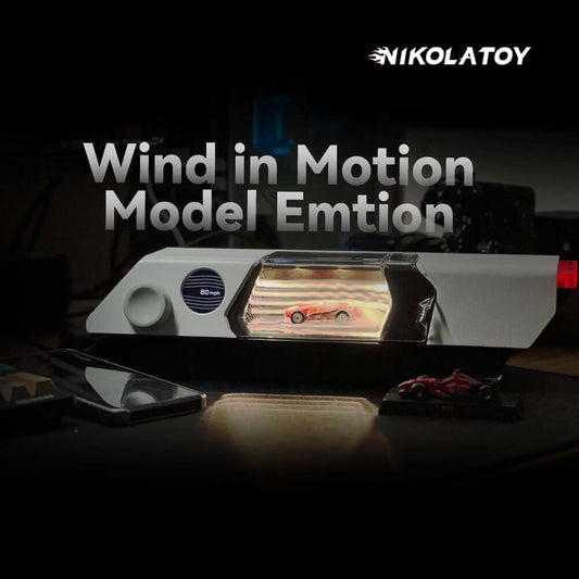 1:64 Windible car model desktop wind tunnel tester