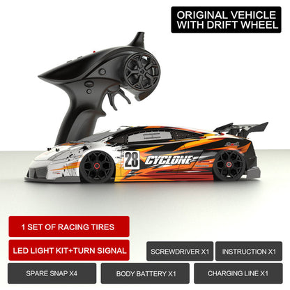 KAMTOM 2192 2193 RC Drift Car 1:18 4WD Full-Scale Professional Drift Model Car High Speed Racing Car With Light
