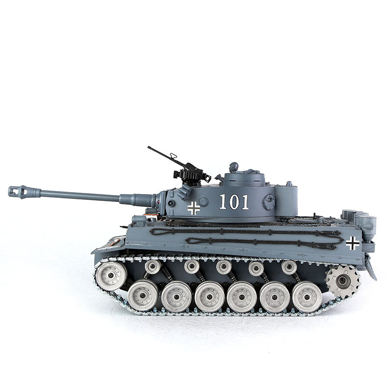 RC Tank German Tiger ZY 812 PRO 1:18 RC Car Metal Track Metal Road Wheels Electric Battle RC Tank Toy
