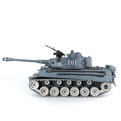 RC Tank German Tiger ZY 812 PRO 1:18 RC Car Metal Track Metal Road Wheels Electric Battle RC Tank Toy