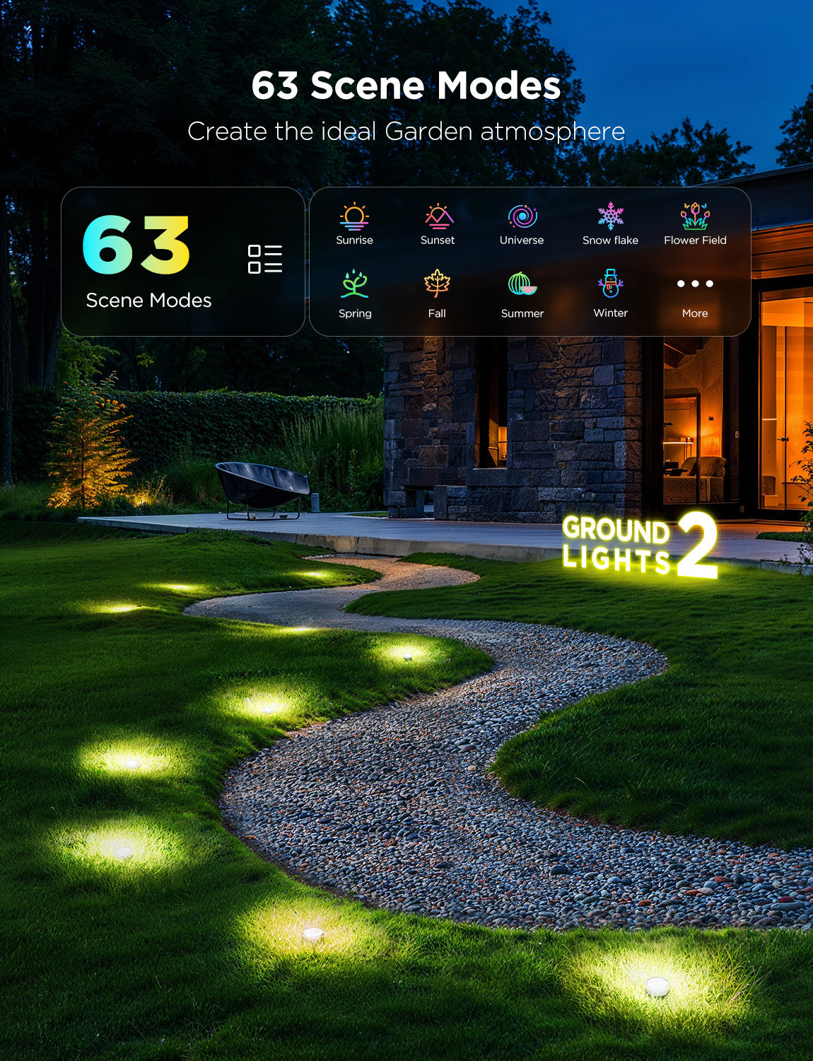Refurbished Govee Outdoor Ground Lights 2
