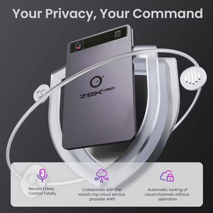 BKC × ZekNeo AI Voice Recorder with 8GB Memory