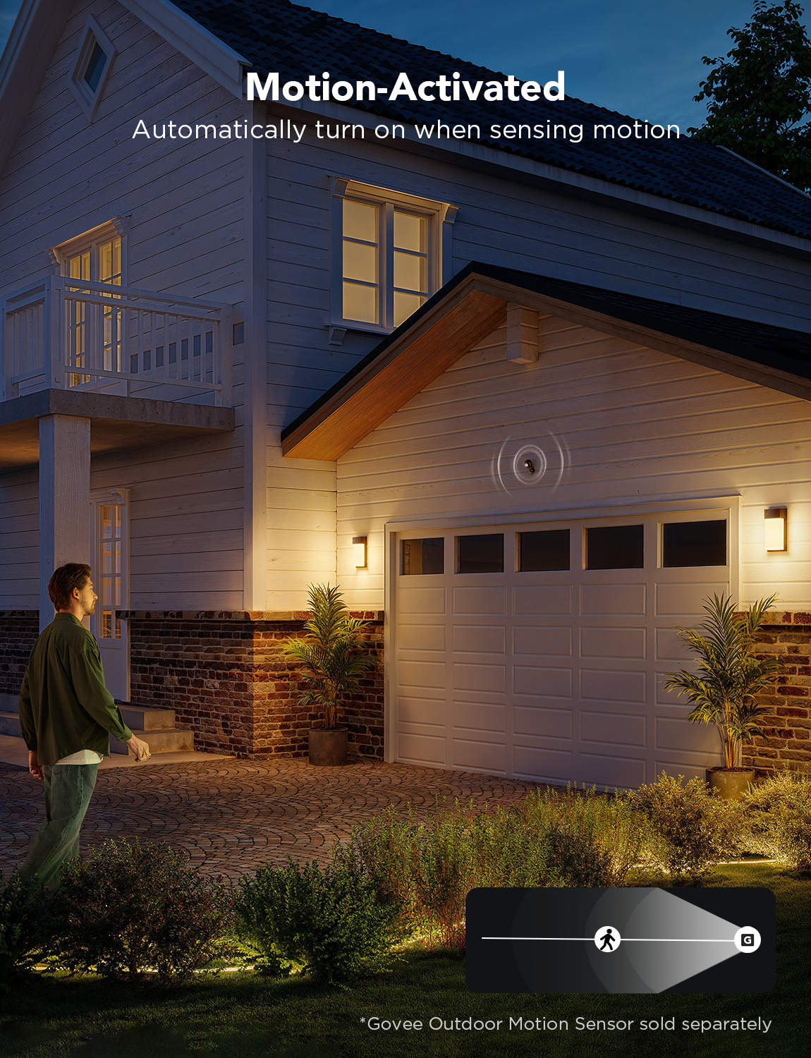 Refurbished Govee Outdoor Wall Light