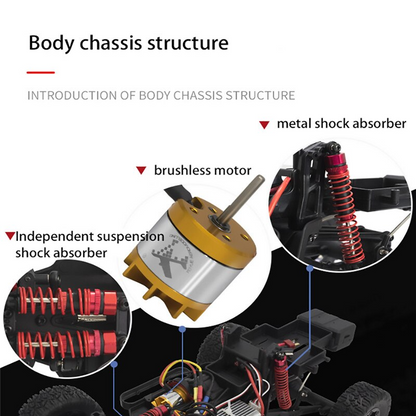 RC Car FY08 PRO 1/12 High Speed 60km/h 2.4G Brushless Waterproof Desert Short Truck Models