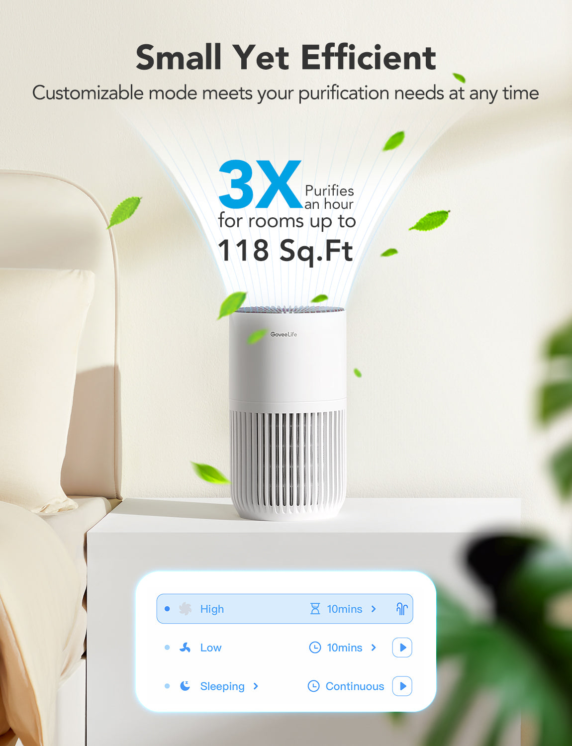 Refurbished GoveeLife Smart Air Purifier Lite