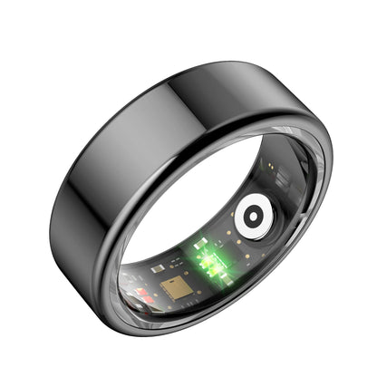 R02 Smart Rings for Men Women Fitness Rings Heart Rate Monitor Sleep Tracker Health Ring Pedometer Calories Step Counter Waterproof Fitness Tracker for iOS Android Phones