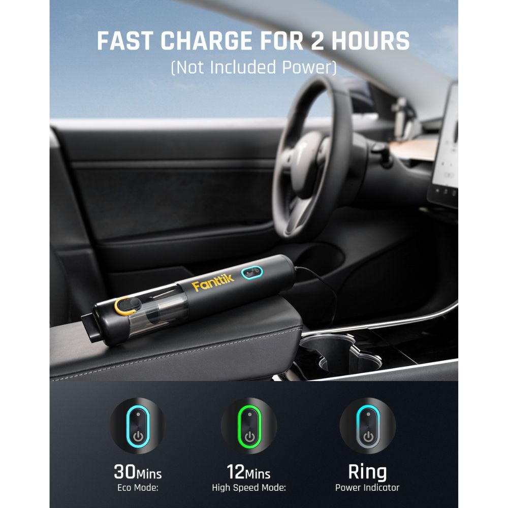 Fanttik X9 Ultra™ Tire Inflator and V8 Mate Cordless Car Vacuum