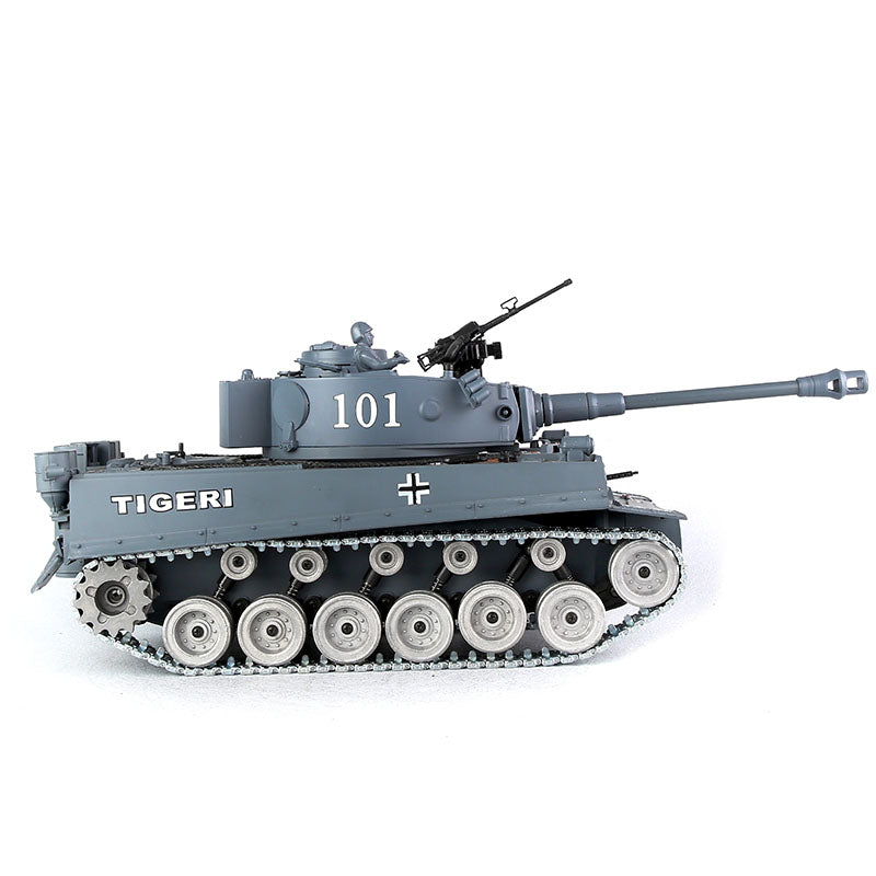 RC Tank German Tiger ZY 812 PRO 1:18 RC Car Metal Track Metal Road Wheels Electric Battle RC Tank Toy