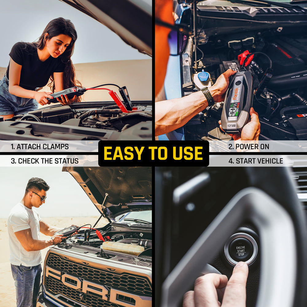 Fanttik T8 APEX 2000 Amp Jump Starter and E1 PRO Precision Electric Screwdriver
