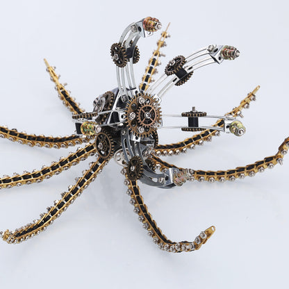 1060PCS Metal Assembly Kit Toy Mechanical Octopus