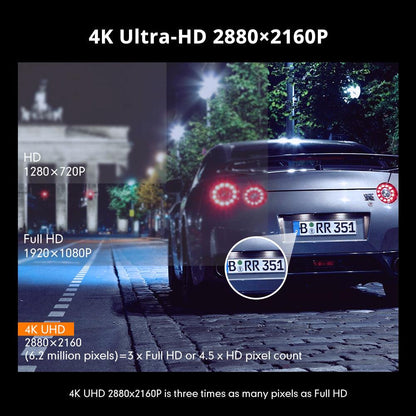 AZDOME GS63H 1CH Dash Cam 4K with Super Night Vision