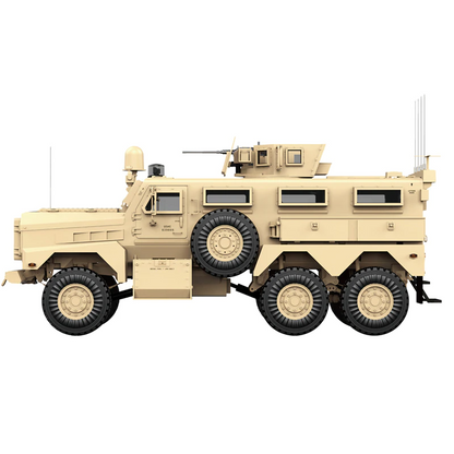 HG P602 RC Car U.S MILITARY COUGAR 6X6 MRAP 1/12 2.4G 16CH Upgraded Light Sound Function