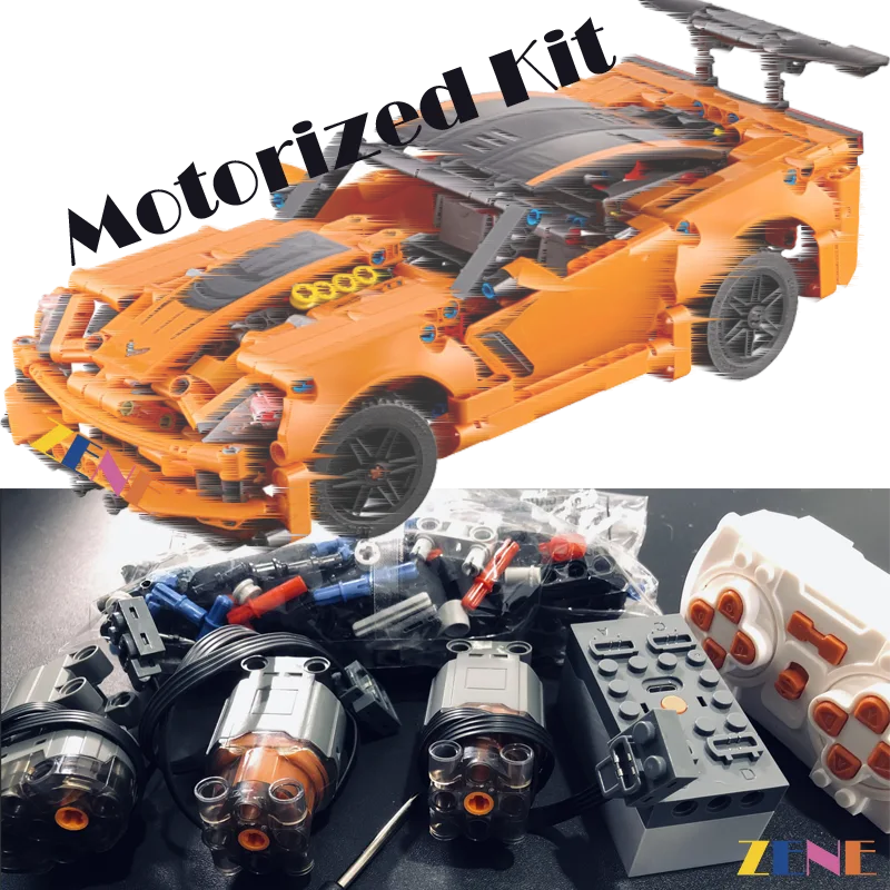 Kit de funciones de potencia para motor LEGO Chevrolet Corvette ZR1 n.° 42093