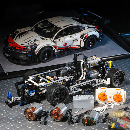 Kit de funciones de potencia para LEGO Porsche 911 RSR n.° 42096 Motor