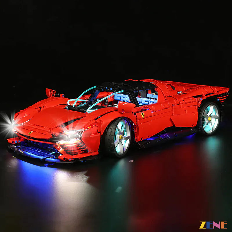 Kit de iluminación para LEGO Ferrari Daytona SP3 n.° 42143 (versión 2)