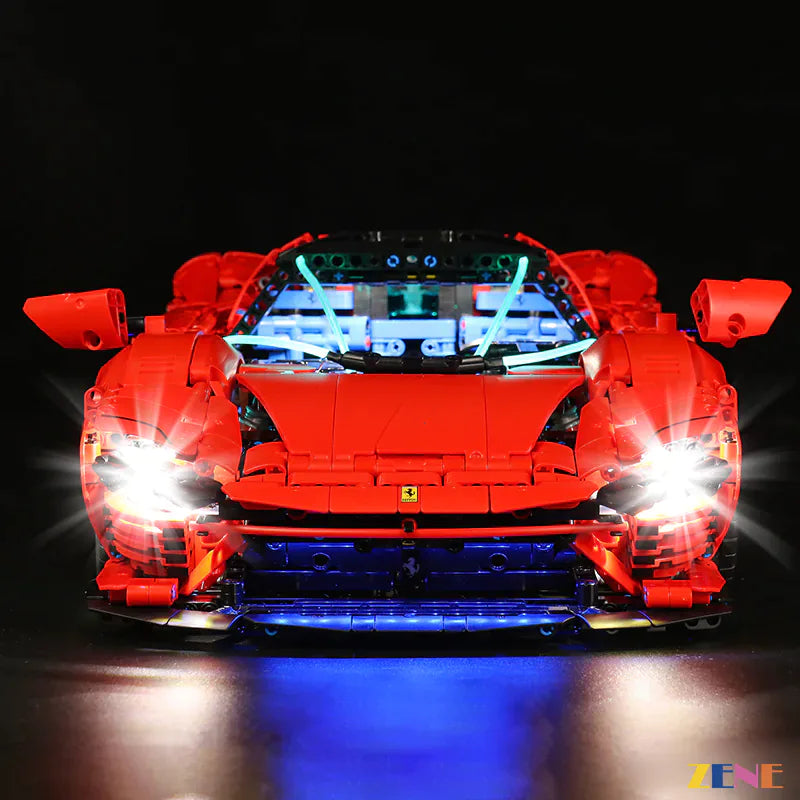 Kit de iluminación para LEGO Ferrari Daytona SP3 n.° 42143 (versión 2)