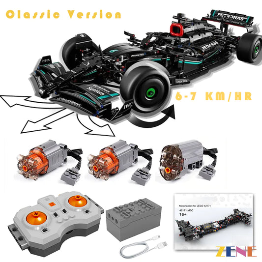 Función de potencia para LEGO Mercedes-AMG F1 W14 E #42171 RC Motorizado