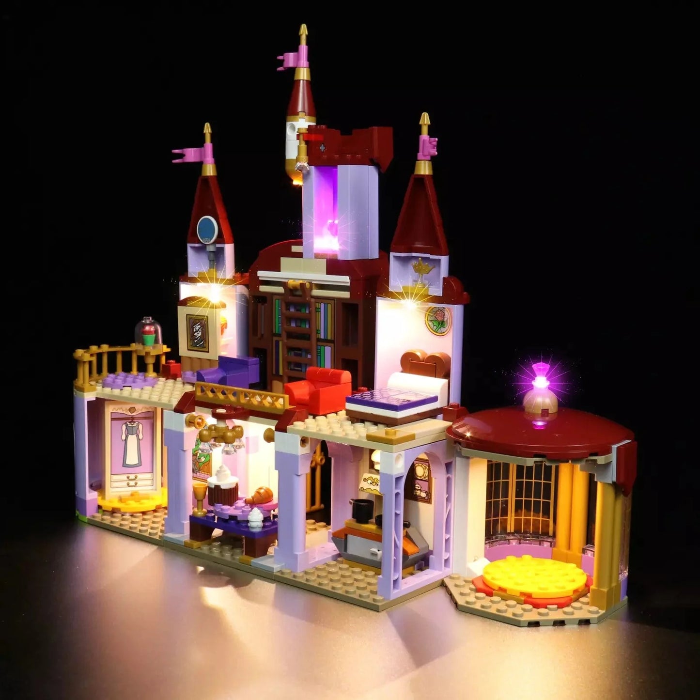 Kit de iluminación LEGO Bella y el Castillo de la Bestia n.° 43196
