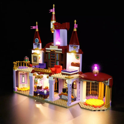 Kit de iluminación LEGO Bella y el Castillo de la Bestia n.° 43196