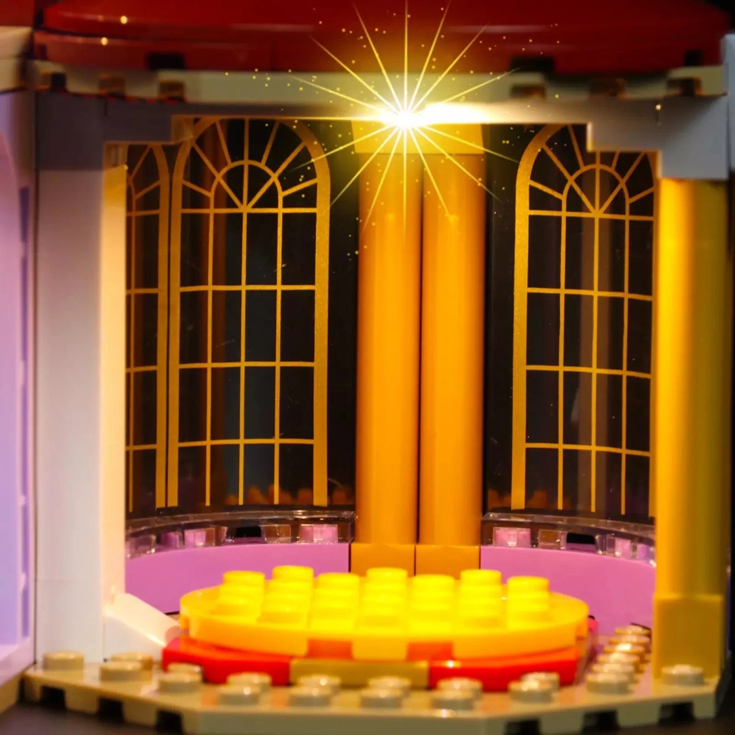 Kit de iluminación LEGO Bella y el Castillo de la Bestia n.° 43196