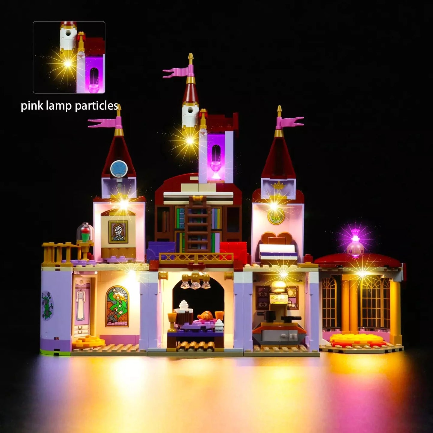 Kit de iluminación LEGO Bella y el Castillo de la Bestia n.° 43196