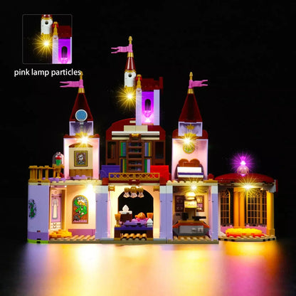 Kit de iluminación LEGO Bella y el Castillo de la Bestia n.° 43196