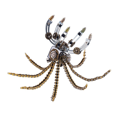 1060PCS Metal Assembly Kit Toy Mechanical Octopus
