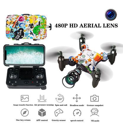 Mini Drone Luggage Shape RC Drone FPV Wifi 720P Camera Quadcopter Toys