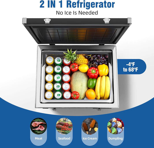 BODEGAcooler Portable Refridgerator 48Qt/45L with a Basket