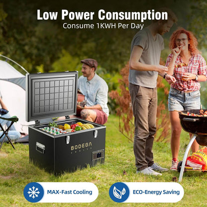 BODEGAcooler Portable Refridgerator 48Qt/45L with a Basket