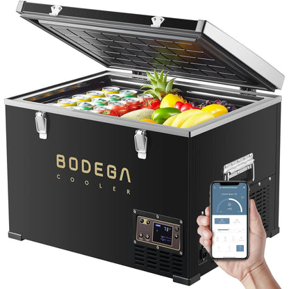 BODEGAcooler Portable Refridgerator 48Qt/45L with a Basket