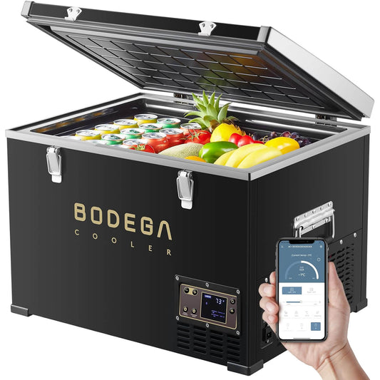 BODEGAcooler Portable Refridgerator 48Qt/45L with a Basket