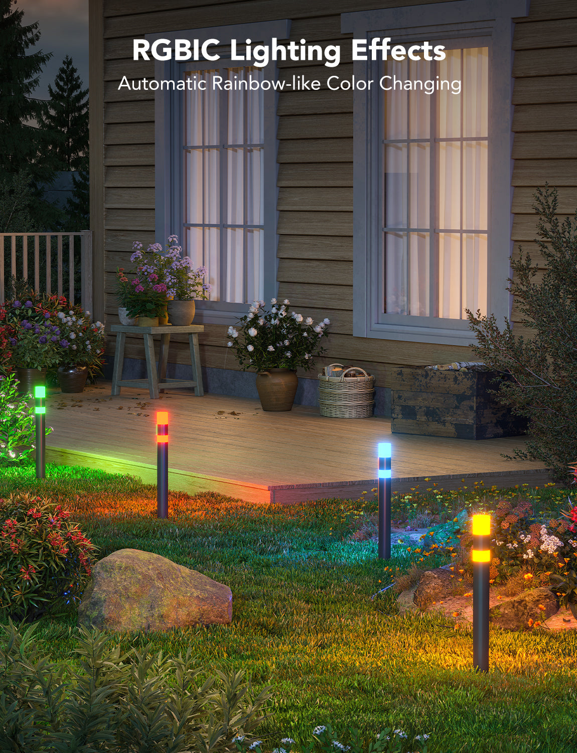 Refurnished Govee Outdoor Pathway Lights