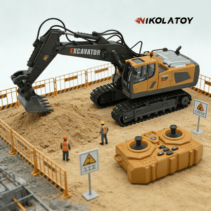 Alloy 3-IN-1 Multifunctional RC Excavator