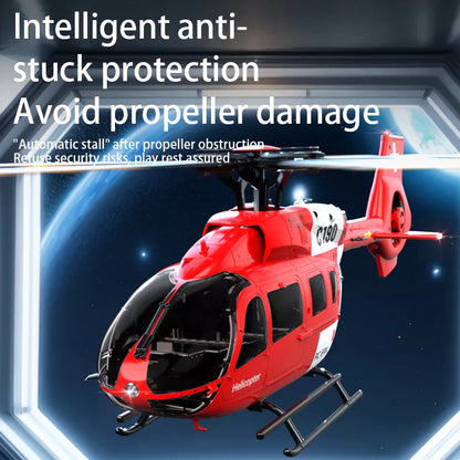 RC ERA C190 H145 RC Helicopter 1:28 6CH 6-Axis optical flow positioning Air pressure fixed altitude true ducted Helicopter