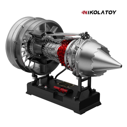 TECHING Medium Size Turbofan Engine Model - DIY KIT（12In）