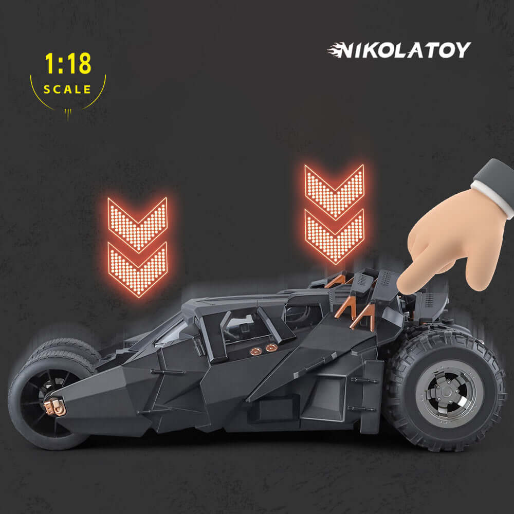 Authorized 1:18 Alloy Batmobile Model