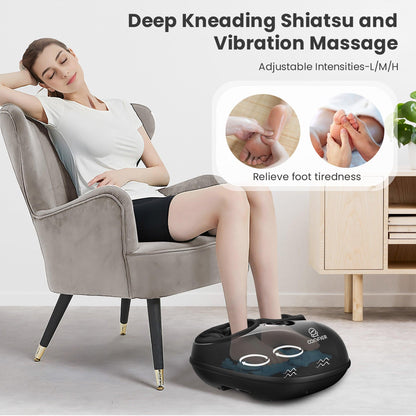 Comfier 2025 Upgraded Shiatsu Foot Massager Machine with Remote, Deep Kneading Feet Massager with Heat CF-5003RC